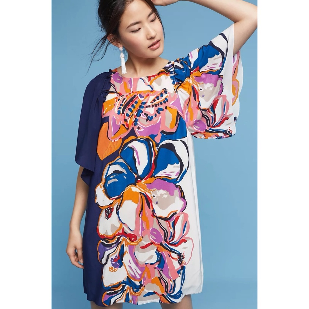 NWT Anthropologie Vero Silk Dress